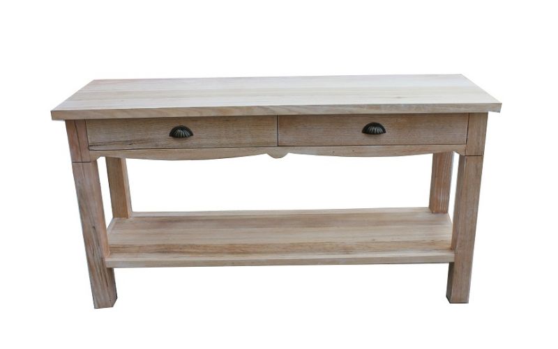 Tasmanian Oak Timber Hall Table HT-S102RU - Goldenwood Furniture